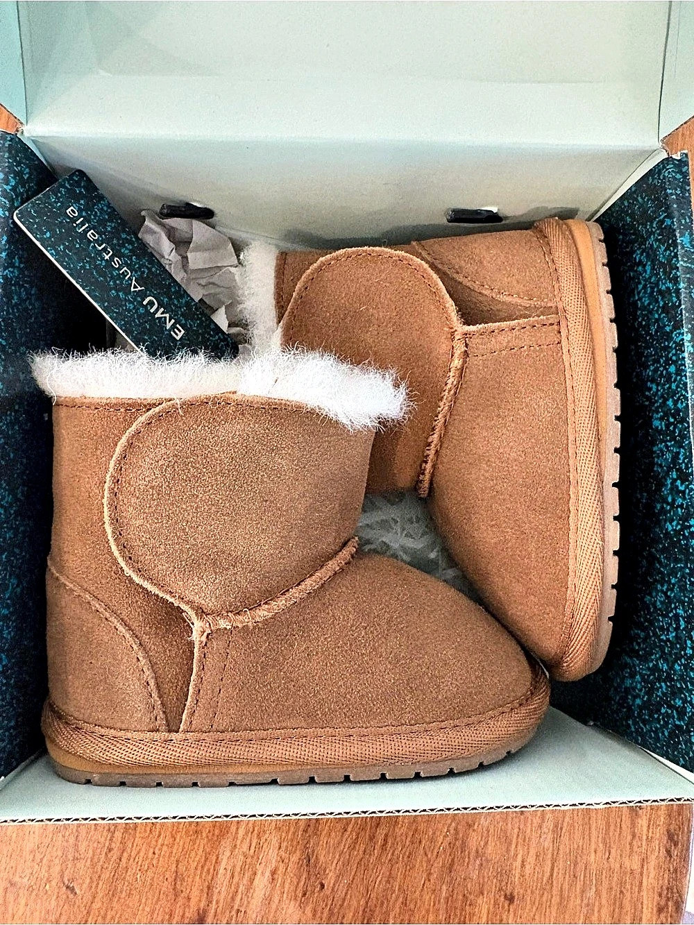 EMU Australia Toddle Baby Brown Boots 6-12 Months NWT